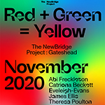Red plus Green equals Yellow poster